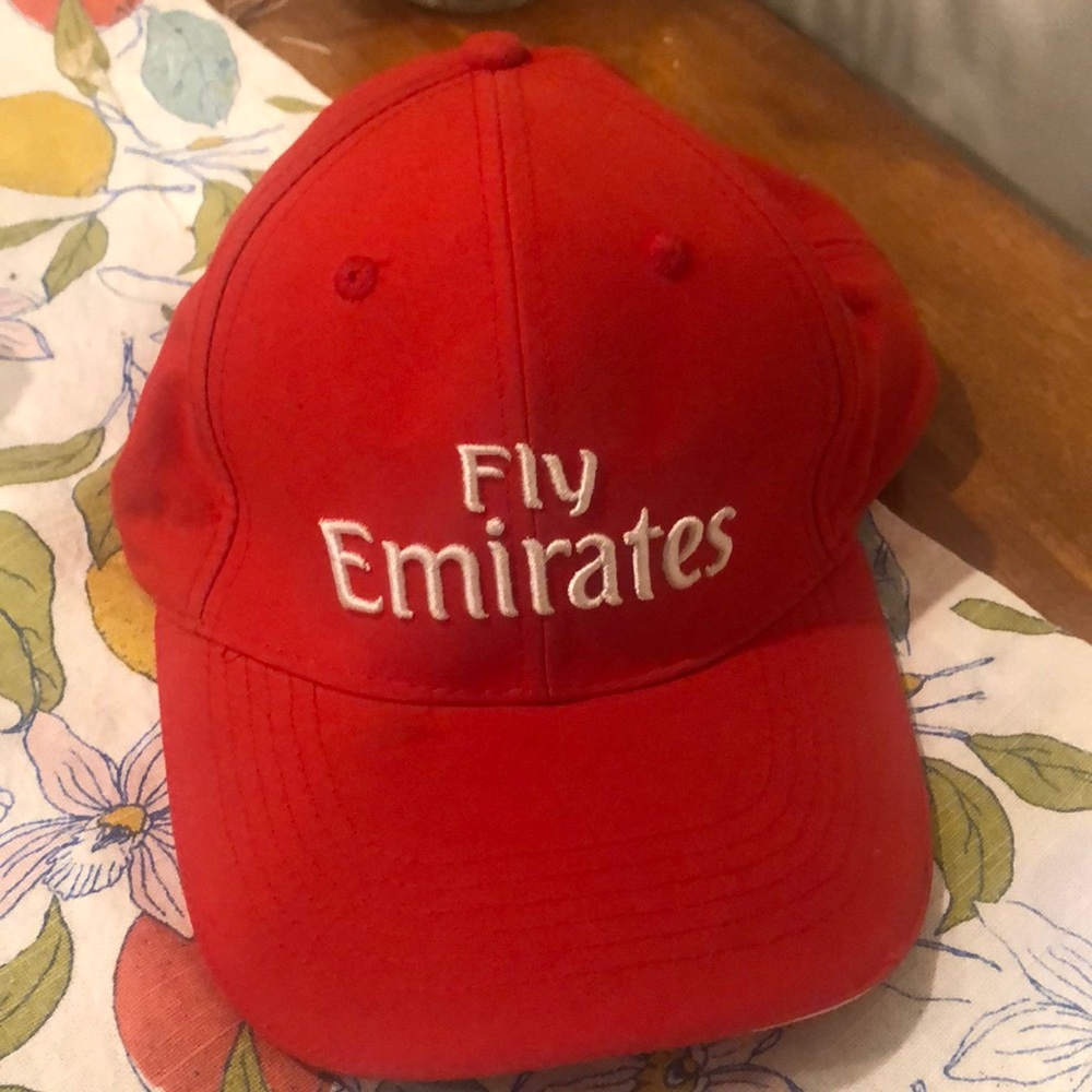 Fly Emirates red hat
